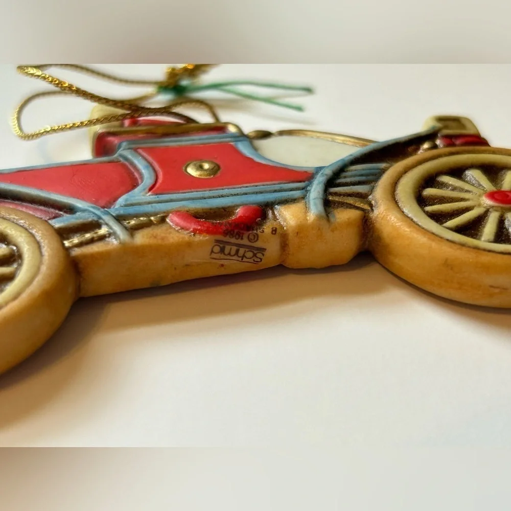 NOS Set of 3 Car Vintage Christmas Ornaments With Tags Limited Edition Decor MCM